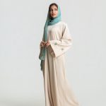 Bergamot Abaya Set · Ivory & Sage